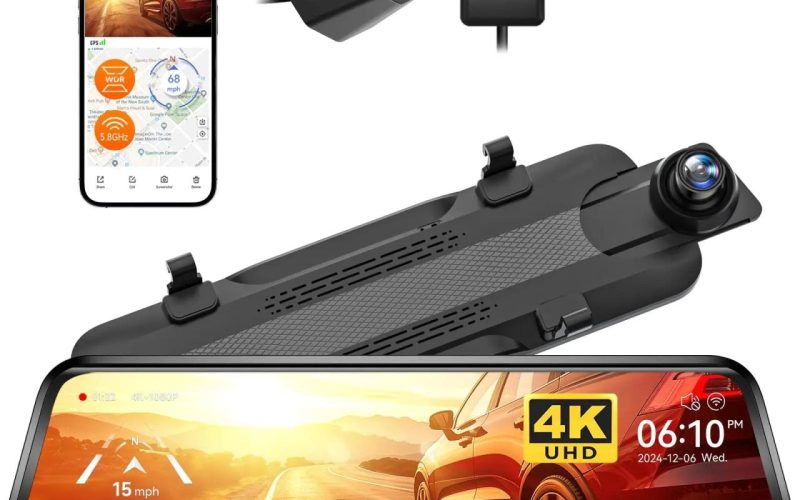 WOLFBOX G930 Rear View Mirror Camera